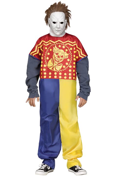 michael myers costume|michael myers kid clown costume.